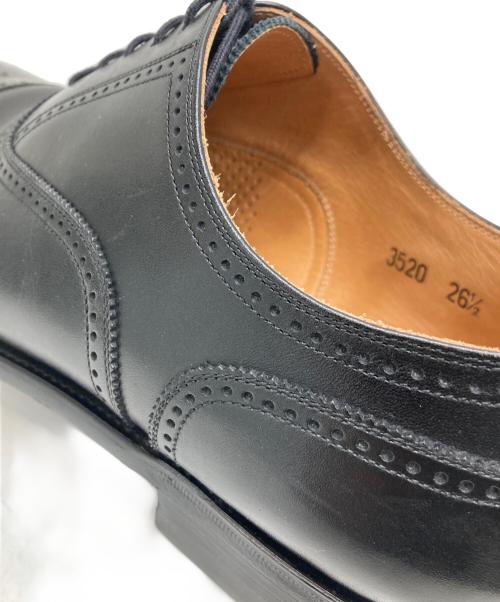 SCOTCH GRAIN（スコッチグレイン）SCOTCH GRAIN (スコッチグレイン) ストレートチップレザーシューズ ブラック サイズ:26 1/2の古着・服飾アイテム