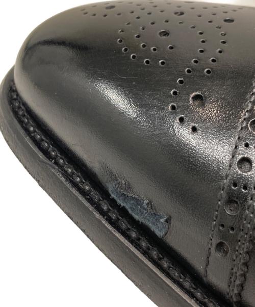 SCOTCH GRAIN（スコッチグレイン）SCOTCH GRAIN (スコッチグレイン) ストレートチップレザーシューズ ブラック サイズ:26 1/2の古着・服飾アイテム