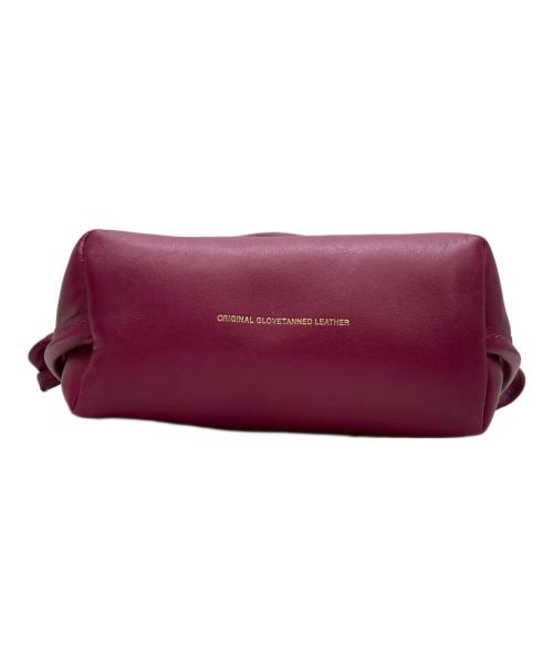 COACH（コーチ）COACH (コーチ) 逆台形型ターンロックレザーショルダーバッグ ピンクの古着・服飾アイテム