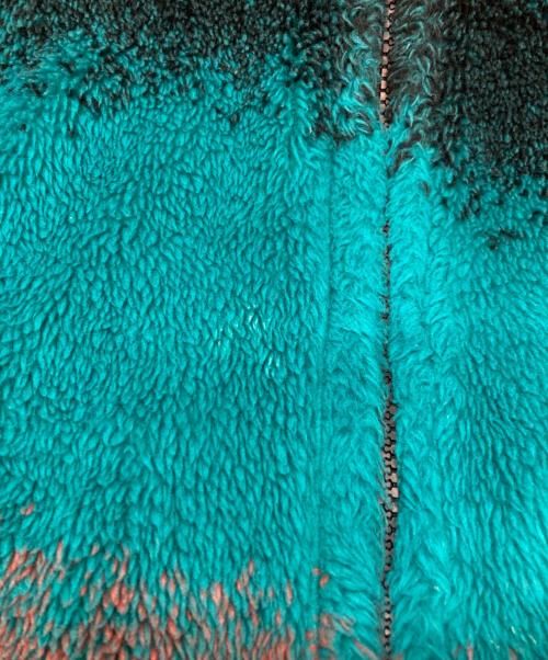 MAZMANIA（マズマニア）MAZMANIA (マズマニア) 総柄フリースジャケット ブラック サイズ:Mの古着・服飾アイテム