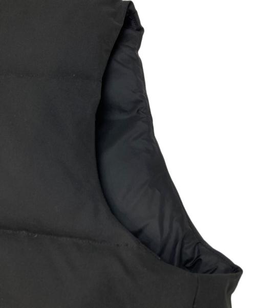 nano・universe（ナノ・ユニバース）nano・universe (ナノ・ユニバース) 「西川ダウン(R)」スタンドネックダウンベスト ブラック サイズ:Lの古着・服飾アイテム