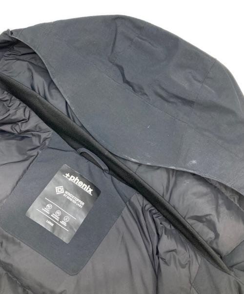 PHENIX（フェニックス）PHENIX (フェニックス) GORE DOWN BOMBER JACKET ブラック サイズ:LARGEの古着・服飾アイテム