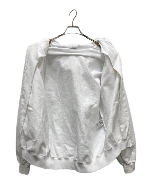 BALENCIAGA（バレンシアガ）BALENCIAGA (バレンシアガ) バッグロゴジップパーカー ホワイト サイズ:XSの古着・服飾アイテム