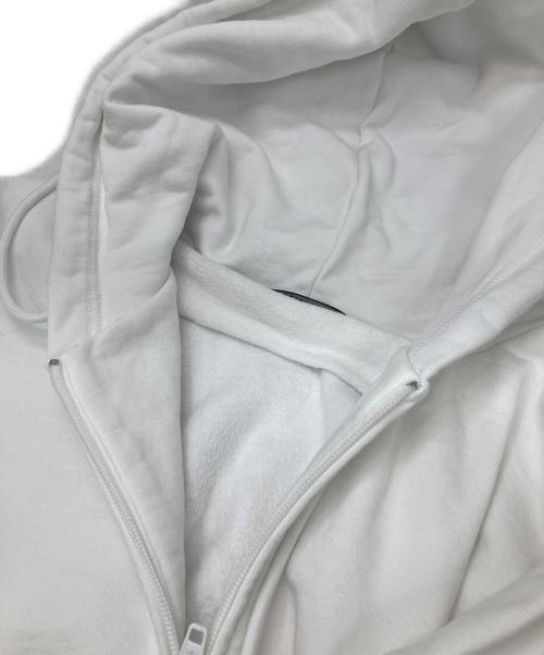 BALENCIAGA（バレンシアガ）BALENCIAGA (バレンシアガ) バッグロゴジップパーカー ホワイト サイズ:XSの古着・服飾アイテム