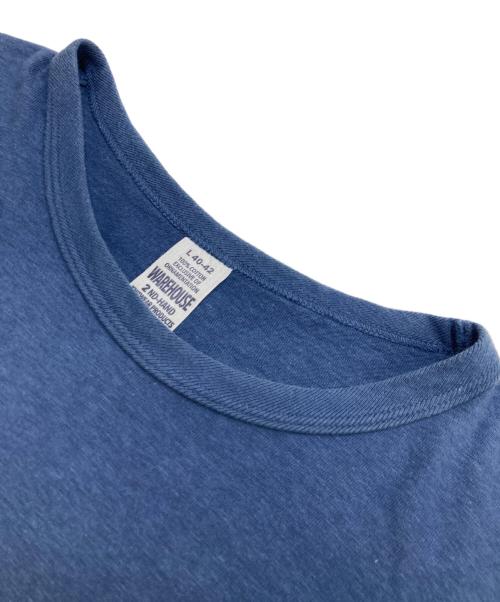 WAREHOUSE（ウエアハウス）WAREHOUSE (ウエアハウス) GO NAVY GOセコハンT ネイビー サイズ:Lの古着・服飾アイテム