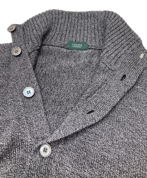 Zanone（ザノーネ）Zanone (ザノーネ) ミドルゲージスタンドカラーカーディガン グレー サイズ:50の古着・服飾アイテム