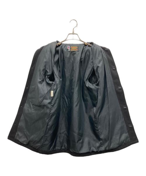 skookum（スクーカム）skookum (スクーカム) ウールレザーファラオジャケット ブラック サイズ:38の古着・服飾アイテム