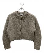 CLANEクラネ）の古着「ニットカーディガン」｜ベージュ