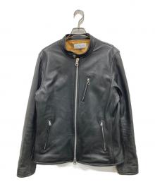 Retro Grade（レトログレード）の古着「シープレザー シングル ライダースジャケット」｜ブラック