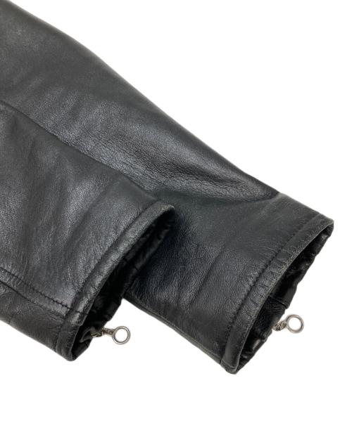 Retro Grade（レトログレード）Retro Grade (レトログレード) シープレザー シングル ライダースジャケット ブラック サイズ:Lの古着・服飾アイテム