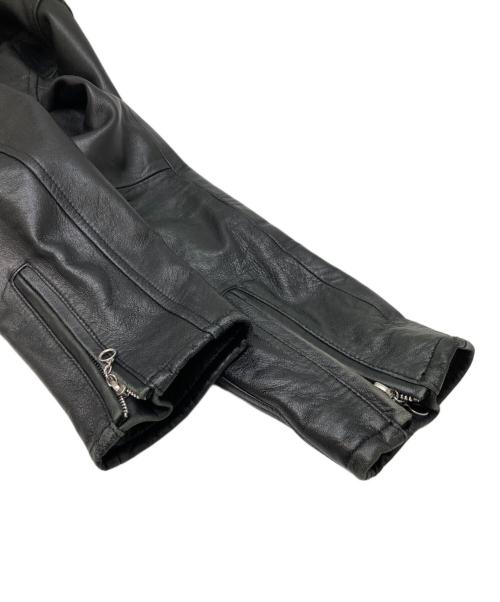 Retro Grade（レトログレード）Retro Grade (レトログレード) シープレザー シングル ライダースジャケット ブラック サイズ:Lの古着・服飾アイテム