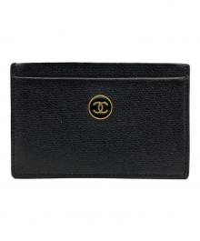 CHANEL（シャネル）の古着「ココボタンカードケース」｜ブラック