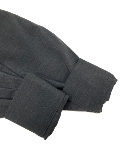 allureville（アルアバイル）allureville (アルアバイル) トロストレッチウエストタックワンピース チャコールグレー サイズ:1の古着・服飾アイテム