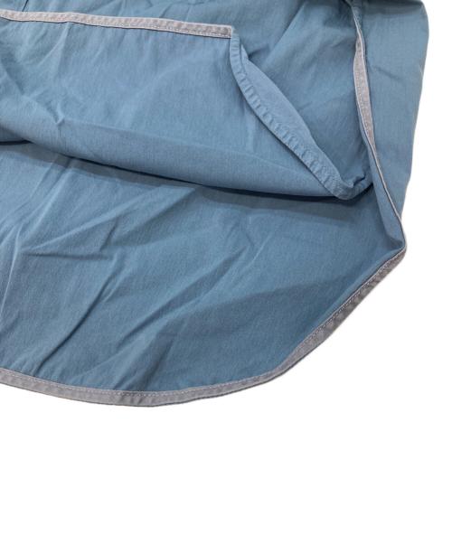 ticca（ティッカ）ticca (ティッカ) コットンスタンドカラーシャツワンピース ブルー サイズ:Fの古着・服飾アイテム