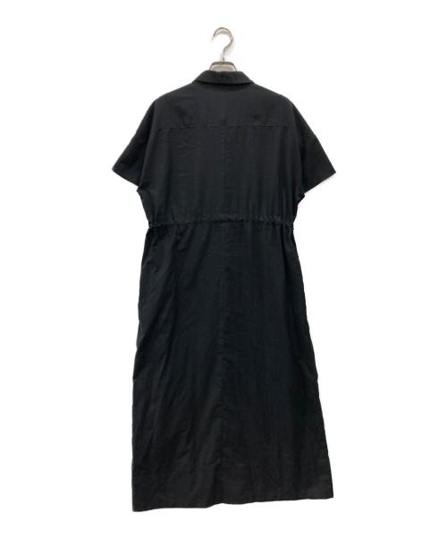 SOEJU（ソージュ）SOEJU (ソージュ) ロングシャツワンピース ブラック サイズ:FREEの古着・服飾アイテム
