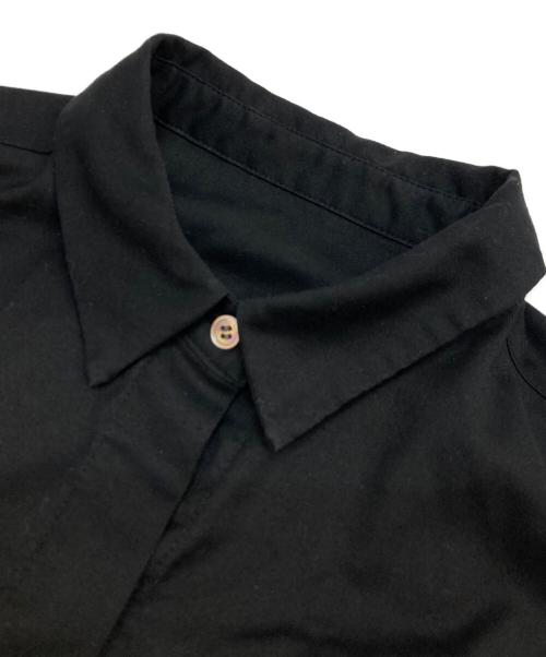 SOEJU（ソージュ）SOEJU (ソージュ) ロングシャツワンピース ブラック サイズ:FREEの古着・服飾アイテム