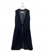 SOEJUソージュ）の古着「ウールライクロングジレ」｜ネイビー