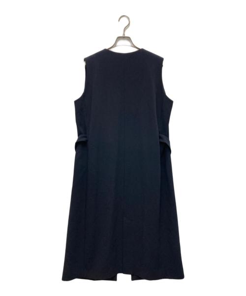 SOEJU（ソージュ）SOEJU (ソージュ) ウールライクロングジレ ネイビー サイズ:FREEの古着・服飾アイテム