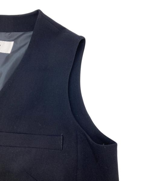 SOEJU（ソージュ）SOEJU (ソージュ) ウールライクロングジレ ネイビー サイズ:FREEの古着・服飾アイテム