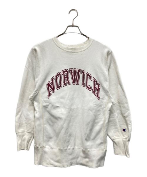 Champion（チャンピオン）Champion (チャンピオン) リバースウィーブスウェット ホワイト サイズ:Lの古着・服飾アイテム
