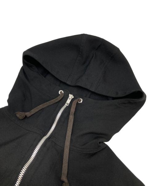 COMME des GARCONS HOMME PLUS（コムデギャルソンオムプリュス）COMME des GARCONS HOMME PLUS (コムデギャルソンオムプリュス) 再構築 バック刺繍 フーデットロングプルオーバー ブラック サイズ:Sの古着・服飾アイテム