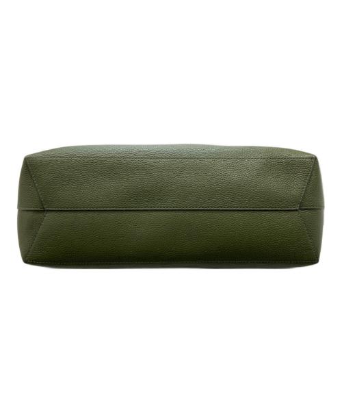 MICHAEL KORS（マイケル・コース）MICHAEL KORS (マイケル・コース) ポーチ付レザートートバッグ ブラウンの古着・服飾アイテム