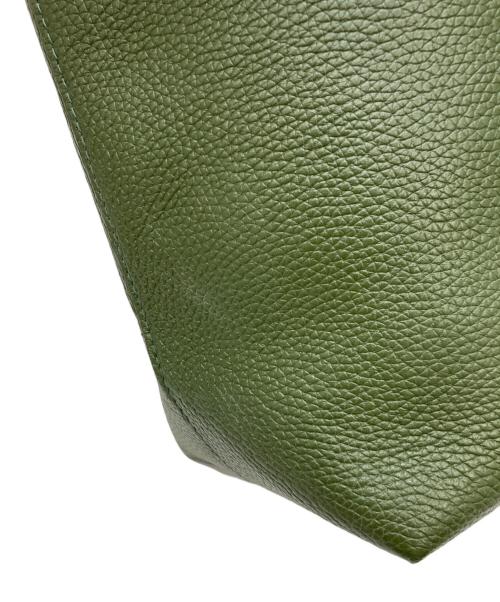 MICHAEL KORS（マイケル・コース）MICHAEL KORS (マイケル・コース) ポーチ付レザートートバッグ ブラウンの古着・服飾アイテム