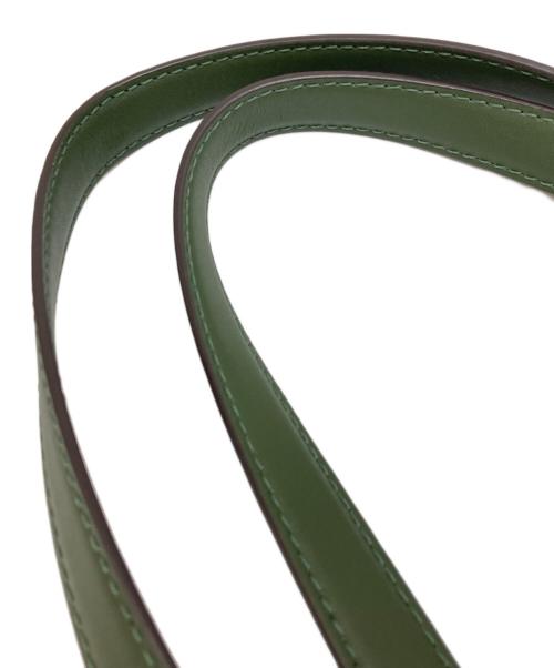 MICHAEL KORS（マイケル・コース）MICHAEL KORS (マイケル・コース) ポーチ付レザートートバッグ ブラウンの古着・服飾アイテム