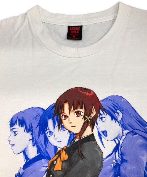 GEEKS RULE（ギークスルール）GEEKS RULE (ギークスルール) SILKSCREEN PRINTING T SHIRT vol.03 ホワイト サイズ:Lの古着・服飾アイテム