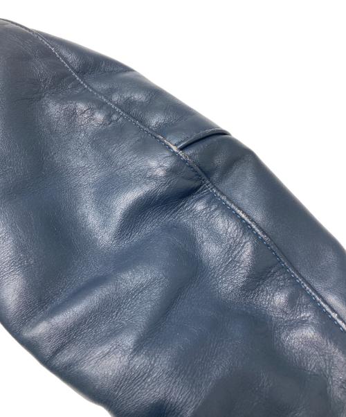 VANSON（バンソン）VANSON (バンソン) C2ダブルライダースジャケット ネイビー サイズ:36の古着・服飾アイテム