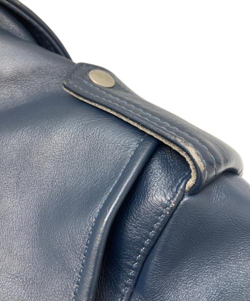 VANSON（バンソン）VANSON (バンソン) C2ダブルライダースジャケット ネイビー サイズ:36の古着・服飾アイテム