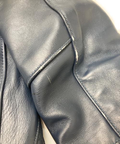 VANSON（バンソン）VANSON (バンソン) C2ダブルライダースジャケット ネイビー サイズ:36の古着・服飾アイテム