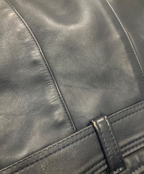 VANSON（バンソン）VANSON (バンソン) C2ダブルライダースジャケット ネイビー サイズ:36の古着・服飾アイテム