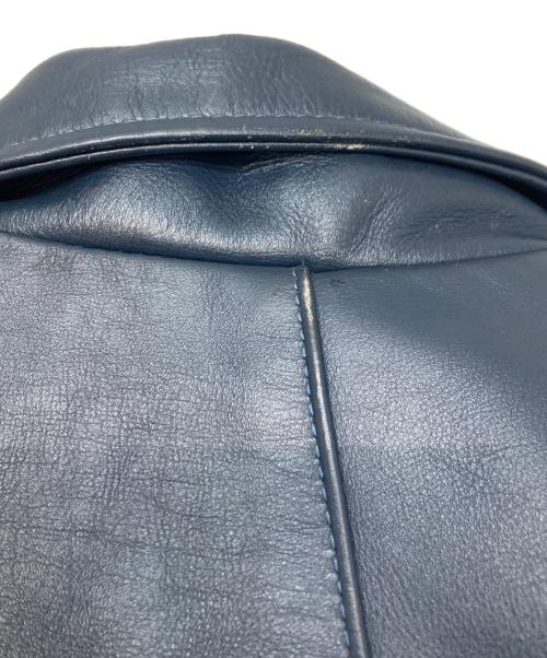 VANSON（バンソン）VANSON (バンソン) C2ダブルライダースジャケット ネイビー サイズ:36の古着・服飾アイテム