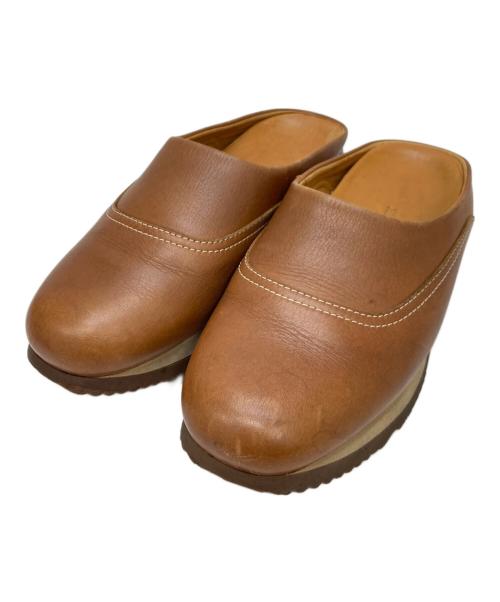 HERMES（エルメス）HERMES (エルメス) レザースリッポン ブラウン サイズ:35の古着・服飾アイテム