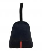 PRADA SPORTSプラダスポーツ）の古着「ハンドストラップ付ミニバッグ」｜ブラック