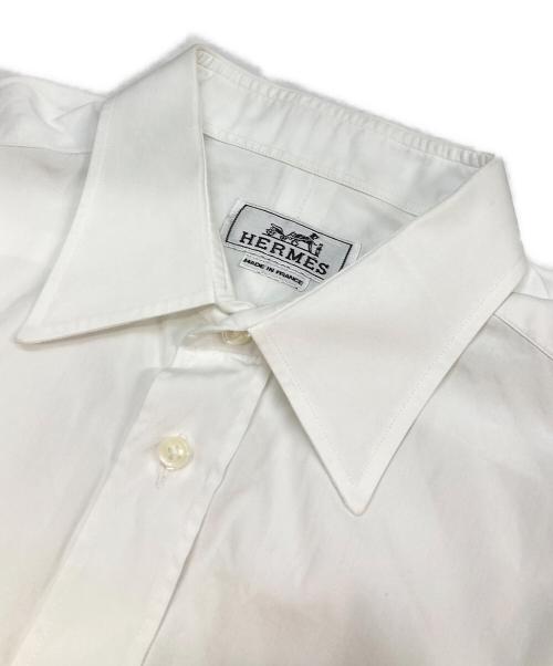HERMES（エルメス）HERMES (エルメス) セリエ釦シャツ ホワイト サイズ:39の古着・服飾アイテム