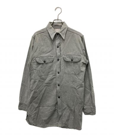 中古・古着通販】big mac (ビッグマック) ブラックシャンブレーシャツ