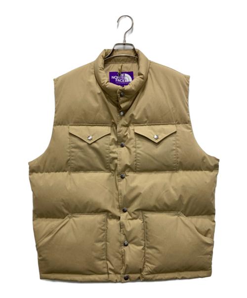 THE NORTHFACE PURPLELABEL（ザ・ノースフェイス パープルレーベル）THE NORTHFACE PURPLELABEL (ザ・ノースフェイス パープルレーベル) 65/35 Sierra Vest ベージュ サイズ:Lの古着・服飾アイテム