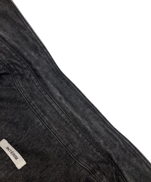 INTERIM（インテリム）INTERIM (インテリム) ボタンダウンデニムシャツ ブラック サイズ:5の古着・服飾アイテム
