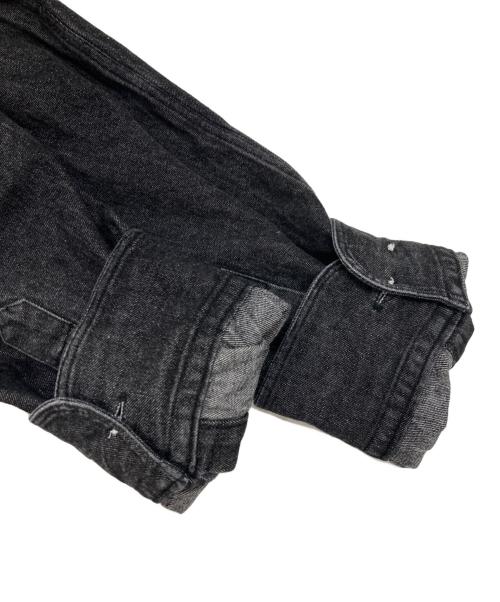 INTERIM（インテリム）INTERIM (インテリム) ボタンダウンデニムシャツ ブラック サイズ:5の古着・服飾アイテム