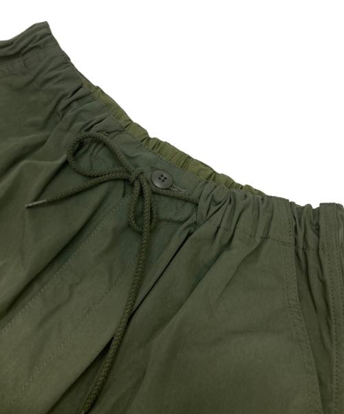 COMME des GARCONS HOMME（コムデギャルソン オム）COMME des GARCONS HOMME (コムデギャルソン オム) 25SS 綿エステルウェザーパラシュートパンツ グリーン サイズ:XSの古着・服飾アイテム