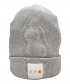 A.P.C.×Carhartt WIPアーペーセー×カーハート ワークインプログレス）の古着「ニット帽」｜グレー