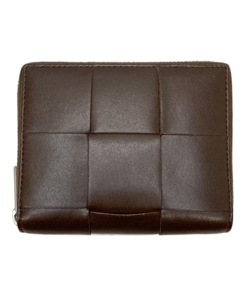 BOTTEGA VENETA（ボッテガベネタ）BOTTEGA VENETA (ボッテガベネタ) スモールカセットコンパクトウォレット ブラウンの古着・服飾アイテム