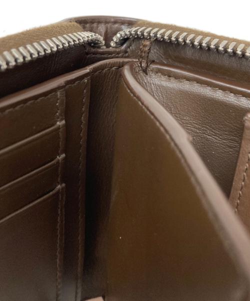 BOTTEGA VENETA（ボッテガベネタ）BOTTEGA VENETA (ボッテガベネタ) スモールカセットコンパクトウォレット ブラウンの古着・服飾アイテム