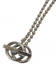 GUCCI（グッチ）の古着「インターロッキングボールチェーンネックレス」｜シルバー