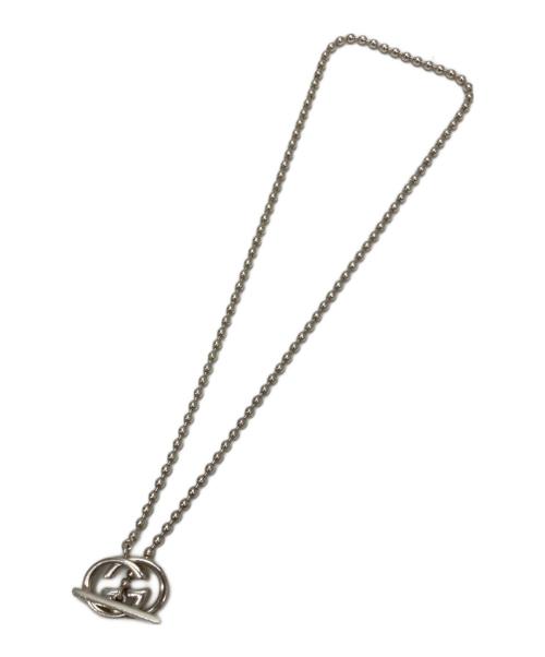 GUCCI（グッチ）GUCCI (グッチ) インターロッキングボールチェーンネックレス シルバーの古着・服飾アイテム