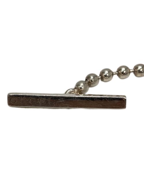 GUCCI（グッチ）GUCCI (グッチ) インターロッキングボールチェーンネックレス シルバーの古着・服飾アイテム