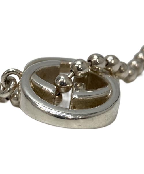 GUCCI（グッチ）GUCCI (グッチ) インターロッキングボールチェーンネックレス シルバーの古着・服飾アイテム