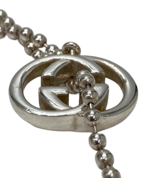 GUCCI（グッチ）GUCCI (グッチ) インターロッキングボールチェーンネックレス シルバーの古着・服飾アイテム